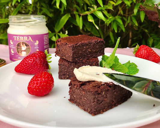 Pumpkin & Date Brownies - Vegan