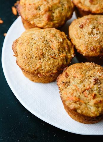 Carrot & Apple Flax Muffins
