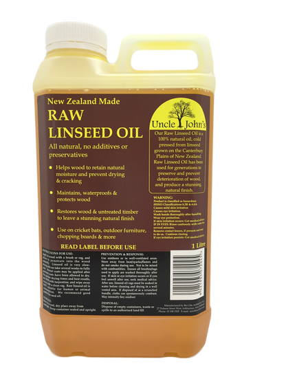 Uncle Johns Raw Linseed Oil