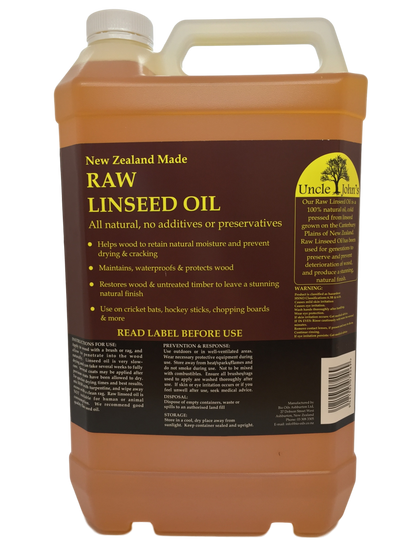 Uncle Johns Raw Linseed Oil
