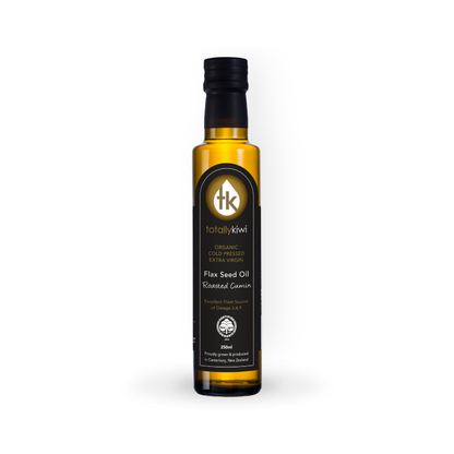 Certified Organic Roasted Cumin Infused Flax Seed Oil