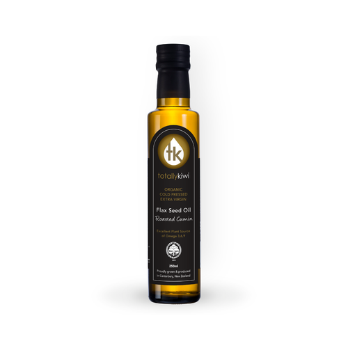 Certified Organic Roasted Cumin Infused Flax Seed Oil